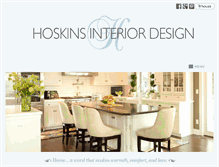 Tablet Screenshot of hoskinsinteriordesign.com